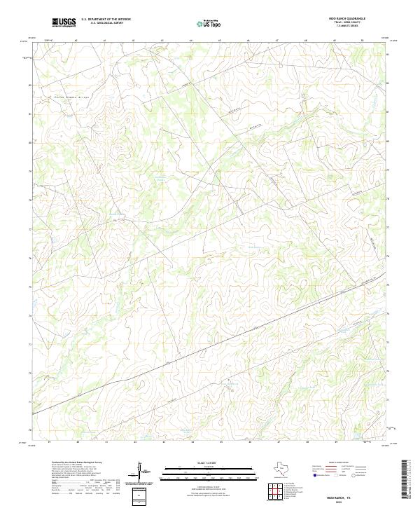 US Topo 7.5-minute map for Nido Ranch TX