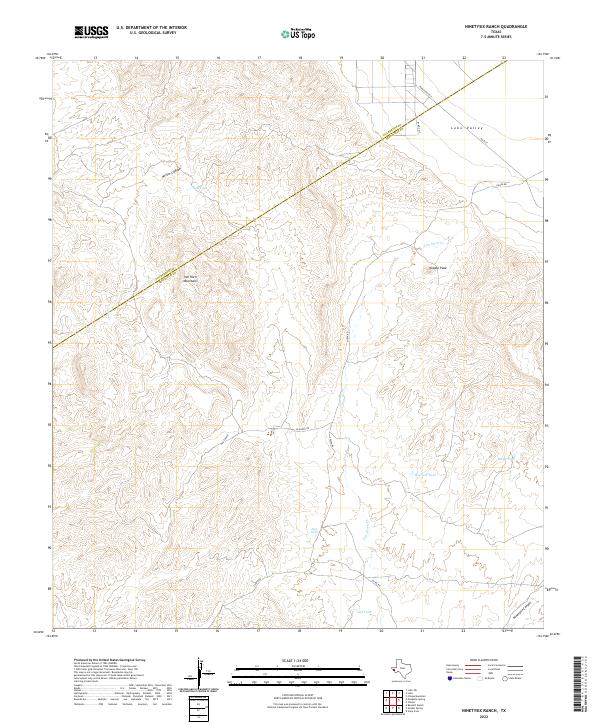US Topo 7.5-minute map for Ninetysix Ranch TX