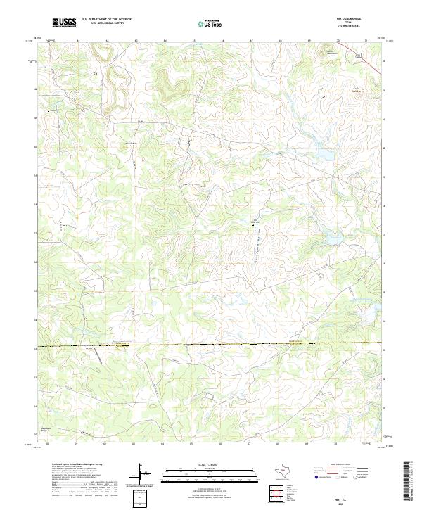 US Topo 7.5-minute map for Nix TX