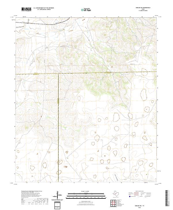 US Topo 7.5-minute map for Noelke SW TX