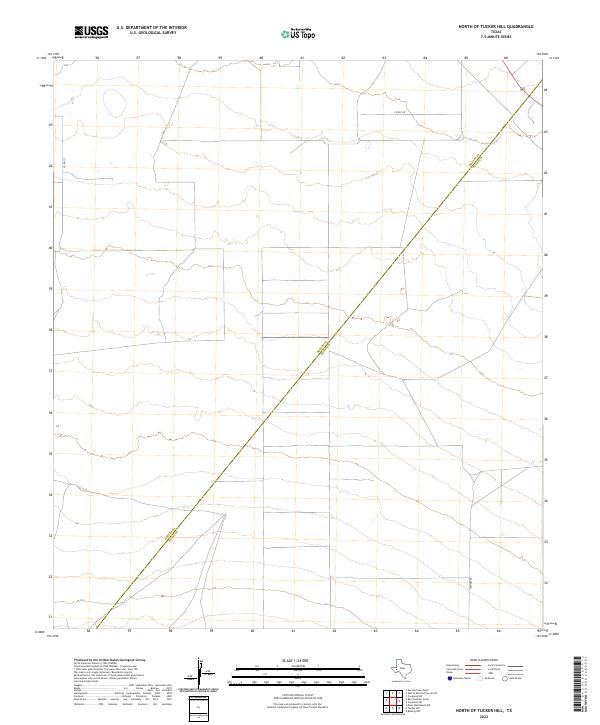 US Topo 7.5-minute map for North of Tucker Hill TX