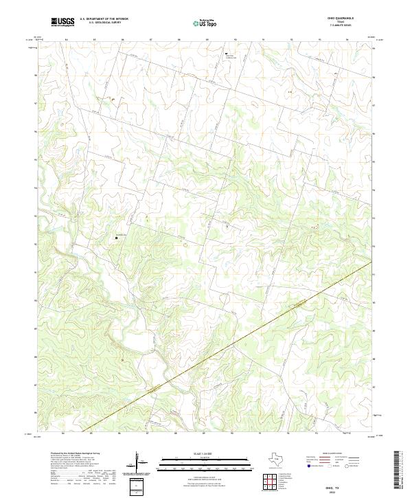 US Topo 7.5-minute map for Ohio TX