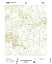 US Topo 7.5-minute map for Oplin TX