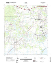 US Topo 7.5-minute map for Orangefield TXLA