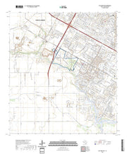 US Topo 7.5-minute map for Oso Creek NW TX