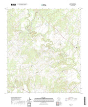 US Topo 7.5-minute map for Ottine TX