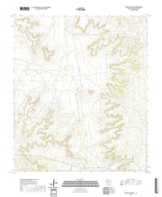 US Topo 7.5-minute map for Owens Creek NW TX