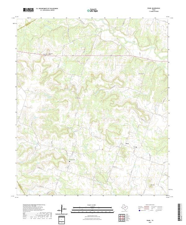US Topo 7.5-minute map for Pearl TX