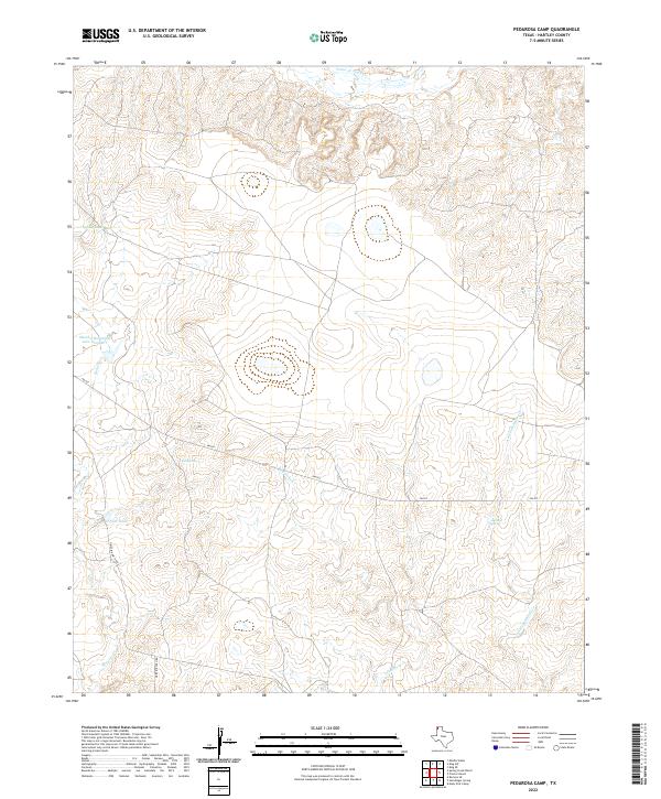 US Topo 7.5-minute map for Pedarosa Camp TX