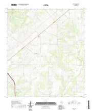 US Topo 7.5-minute map for Peggy TX
