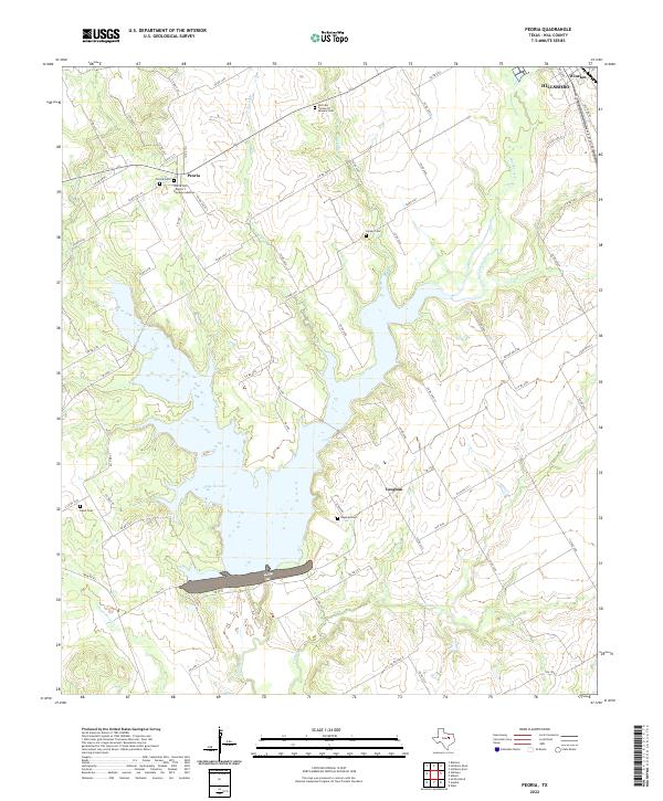 US Topo 7.5-minute map for Peoria TX