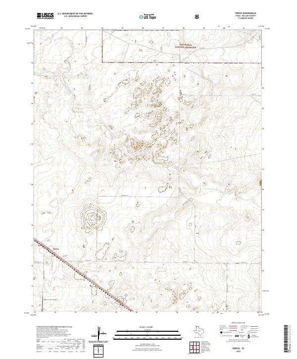 US Topo 7.5-minute map for Perico TX