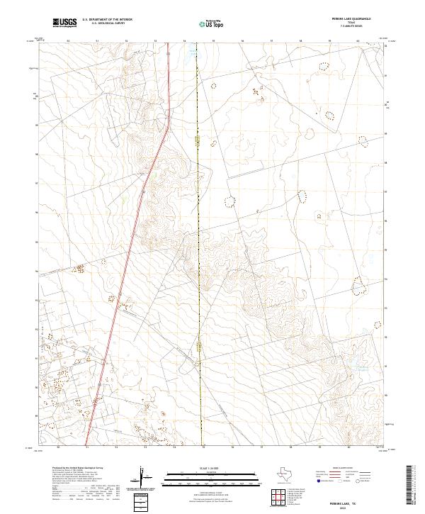 US Topo 7.5-minute map for Perkins Lake TX