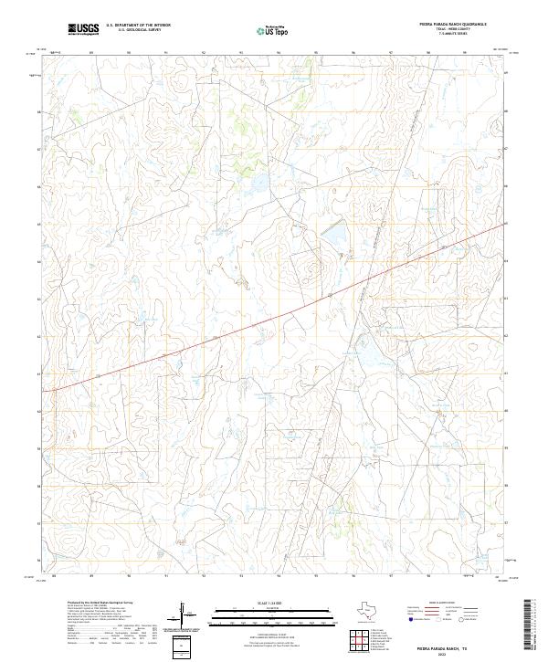 US Topo 7.5-minute map for Piedra Parada Ranch TX