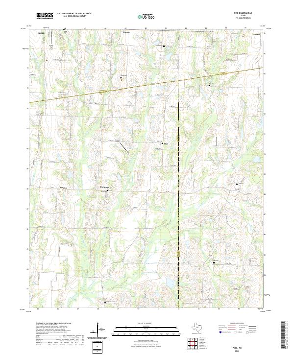 US Topo 7.5-minute map for Pike TX