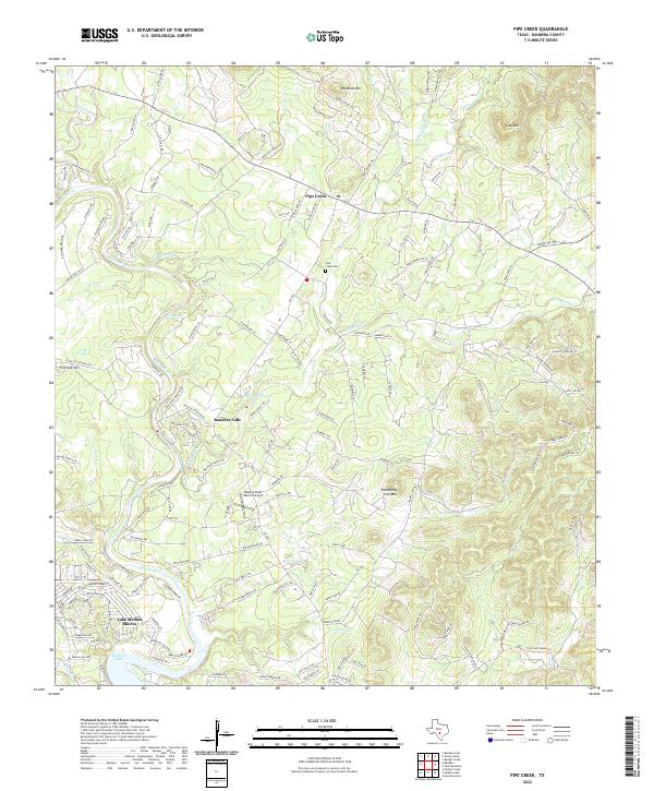 US Topo 7.5-minute map for Pipe Creek TX