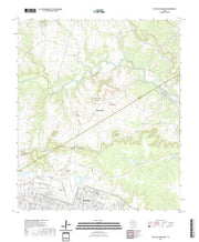 US Topo 7.5-minute map for Post Oak Mountain TX