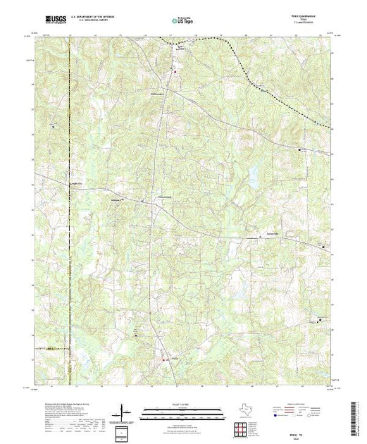 US Topo 7.5-minute map for Price TX – American Map Store