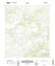 US Topo 7.5-minute map for Proffitt TX