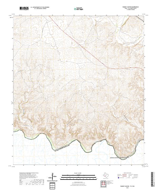US Topo 7.5-minute map for Ramsey Canyon TXCOA