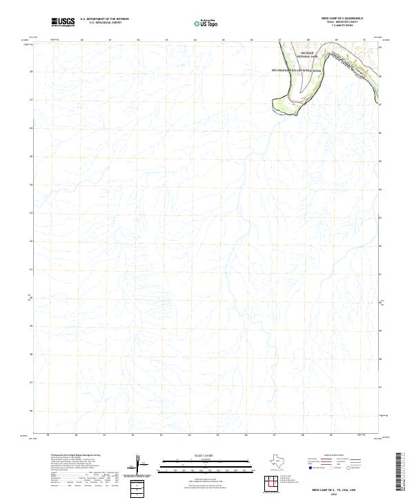 US Topo 7.5-minute map for Reed Camp OE S TXCOACHH
