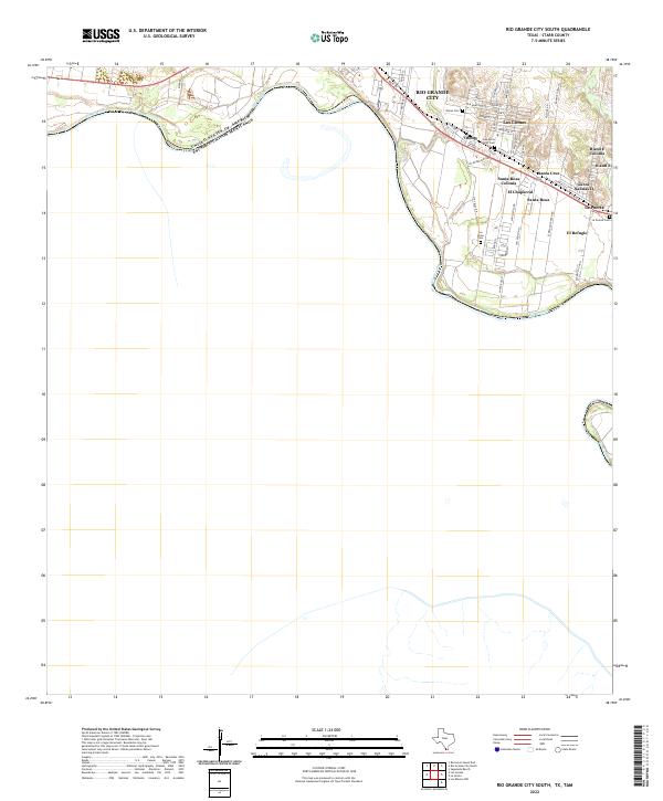 US Topo 7.5-minute map for Rio Grande City South TXTAM