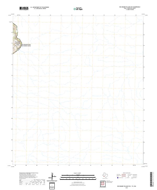 US Topo 7.5-minute map for Rio Grande Village OE E TXCOA