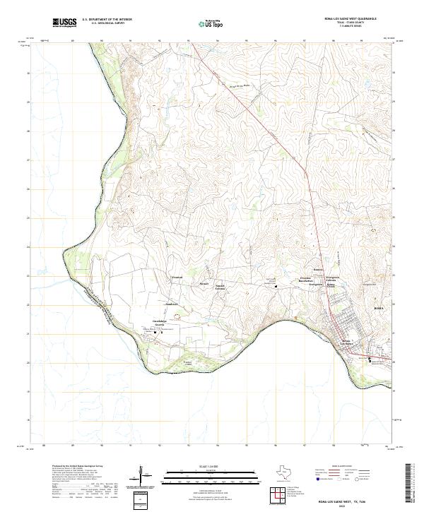 US Topo 7.5-minute map for Roma-Los Saenz West TXTAM