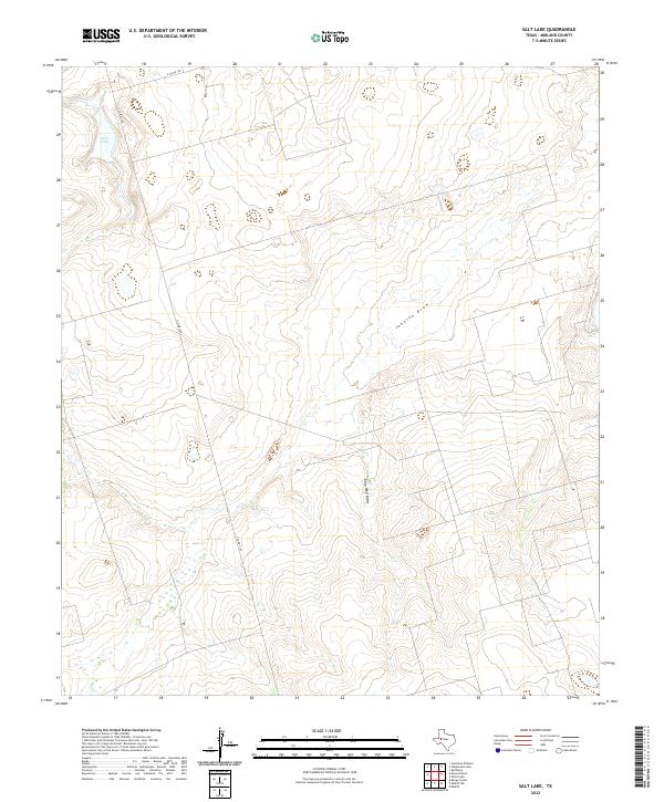 US Topo 7.5-minute map for Salt Lake TX