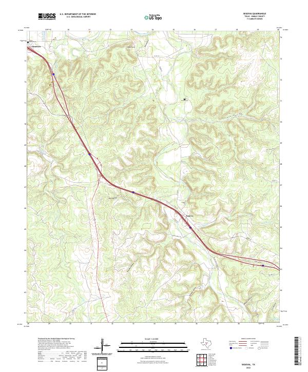US Topo 7.5-minute map for Segovia TX