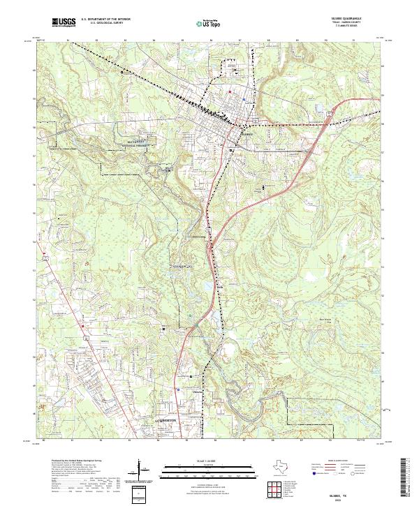 US Topo 7.5-minute map for Silsbee TX