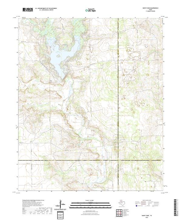 US Topo 7.5-minute map for Smith Tank TX