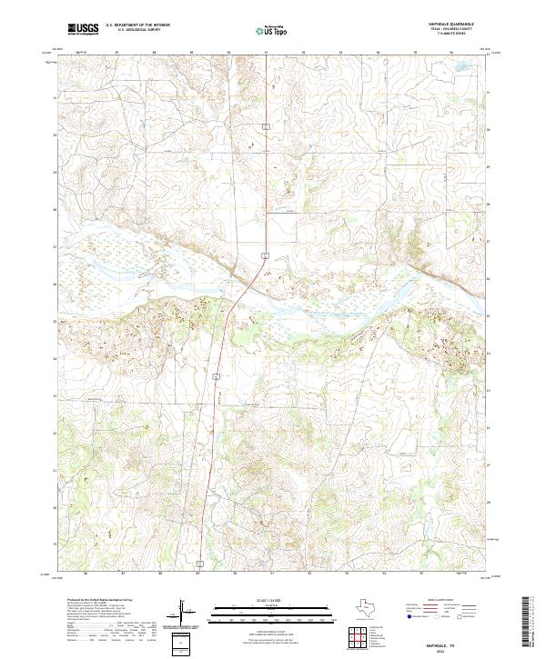 US Topo 7.5-minute map for Smithdale TX