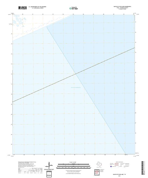 US Topo 7.5-minute map for South of Star Lake TX