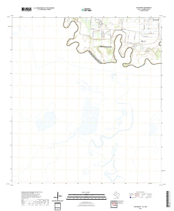 US Topo 7.5-minute map for Southmost TXTAM