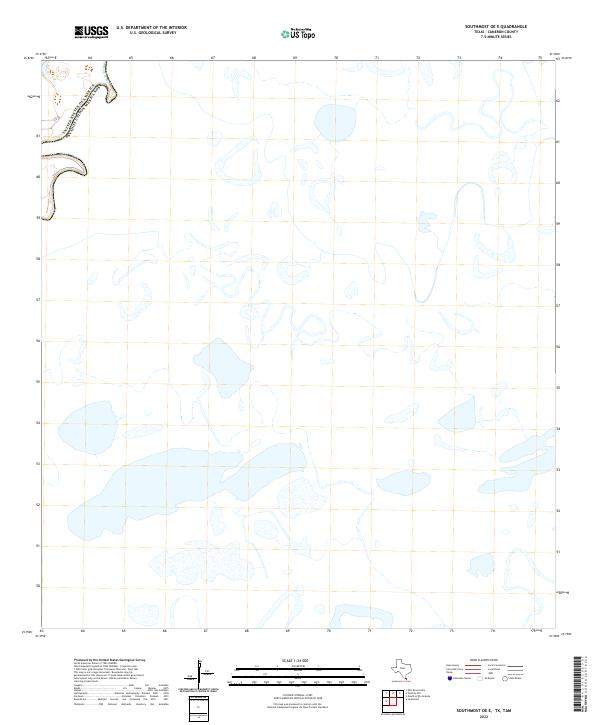 US Topo 7.5-minute map for Southmost OE E TXTAM