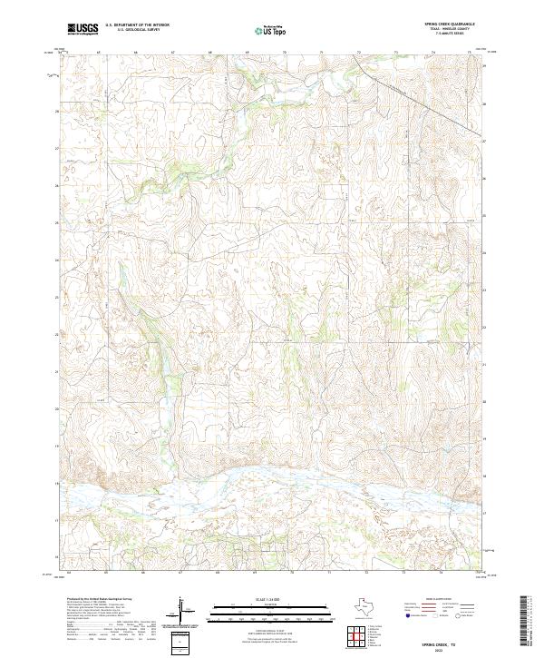 US Topo 7.5-minute map for Spring Creek TX