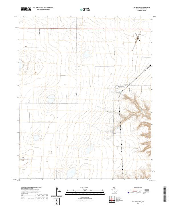US Topo 7.5-minute map for Stallwitz Lake TX
