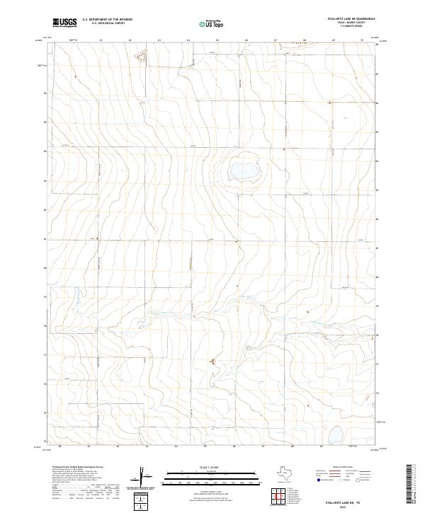 US Topo 7.5-minute map for Stallwitz Lake NE TX