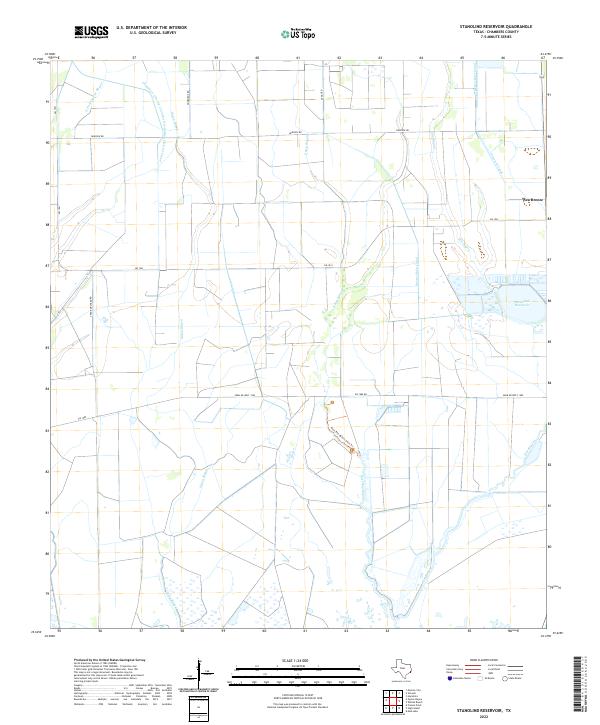 US Topo 7.5-minute map for Stanolind Reservoir TX