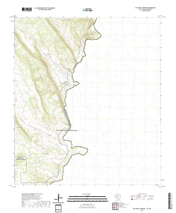 US Topo 7.5-minute map for Stillwell Crossing TXCOA