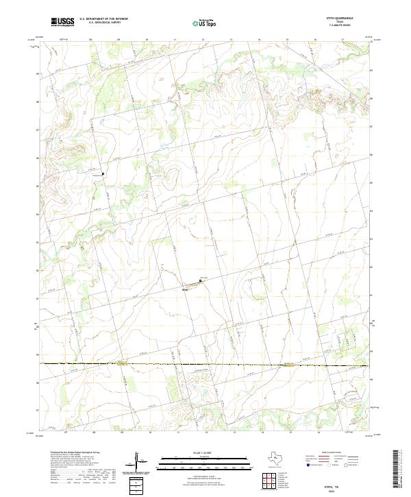 US Topo 7.5-minute map for Stith TX