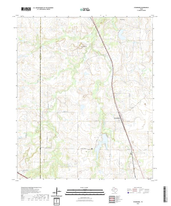US Topo 7.5-minute map for Stoneburg TX