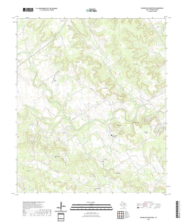 US Topo 7.5-minute map for Sugarloaf Mountain TX