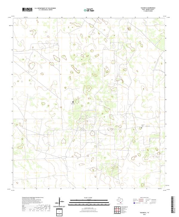 US Topo 7.5-minute map for Tacubaya TX