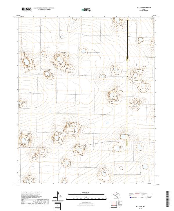 US Topo 7.5-minute map for Tam Anne TX