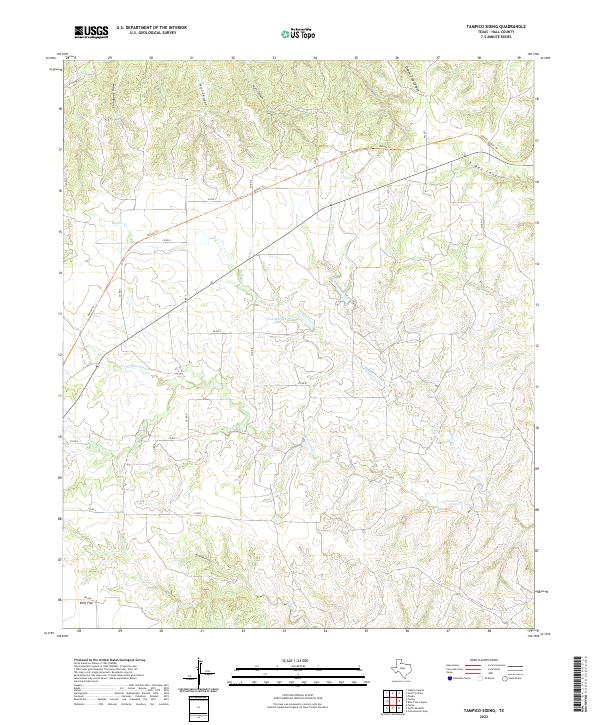 US Topo 7.5-minute map for Tampico Siding TX