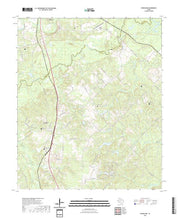 US Topo 7.5-minute map for Woodlawn TX