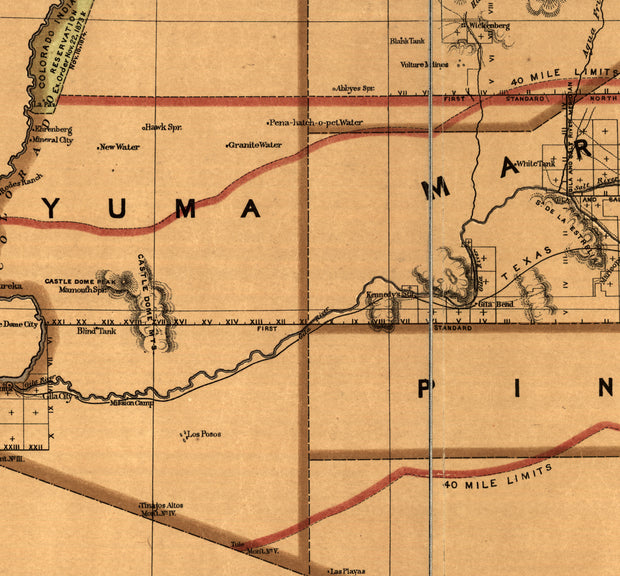 Territory of Arizona, 1876