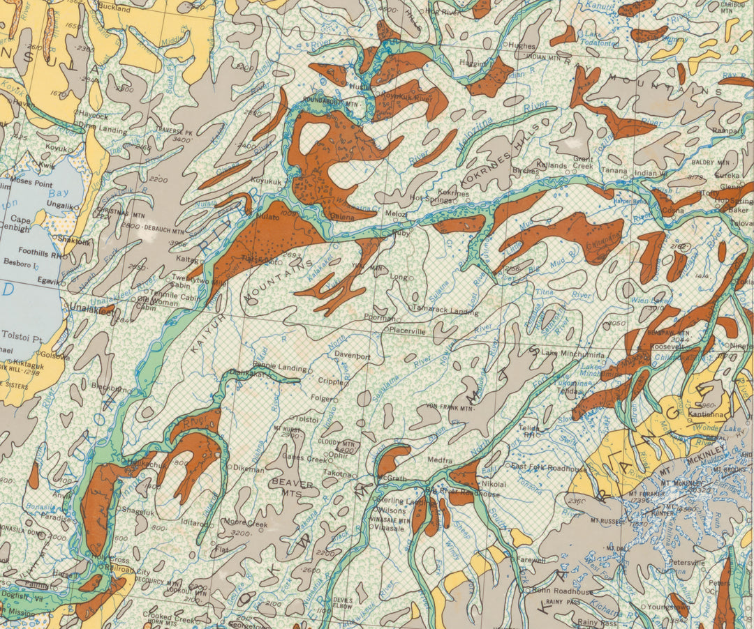 Vegetation Terrain Study of Alaska, 1960
